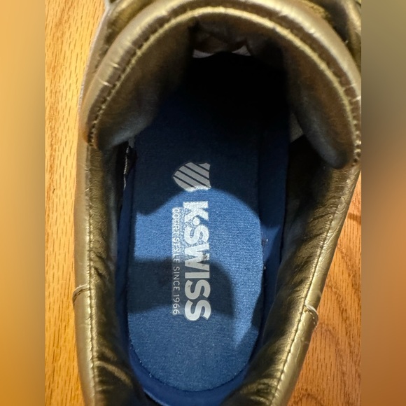 K-Swiss Men’s Gold Leather Lifestyle Shoes Size 11 - Picture 9 of 11